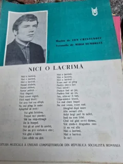 Partitura, Nici o lacrima - Ion Cristinoiu, Mihai Dumbrava