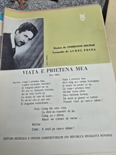 Partitura, Viata e prietena mea - Florentin Delmar, Aurel Felea