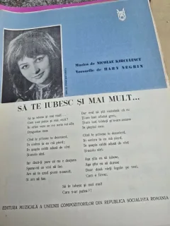 Partitura, Sa te iubesc si mai mult - Nicolae Kirculescu, Hary Negrin