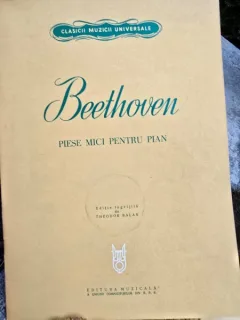 Partitura, Piese mici pentru pian - Bethoven