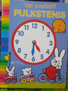 Vai pazisti? Pulkstenis (Stiati ca? Ceasul - carte in limba letona)