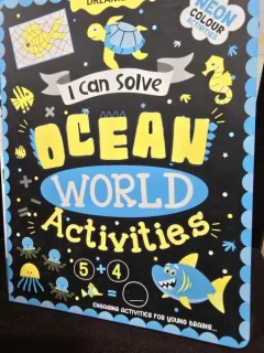 I can solve Ocean World Activities (Pot rezolva activitatile din lumea oceanului - carte in limba engleza)