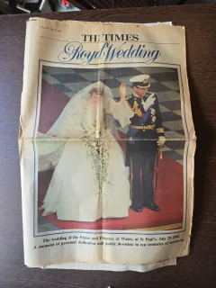 Royal Wedding - The Times - 30.07.1981