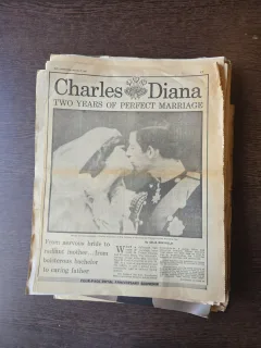 Charles & Diana: Two Years of Perfect Marriage - extras din Daily Express 25.07.1983