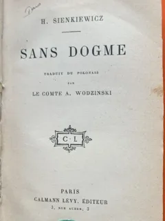 Sans dogme - H. Sienkiewicz