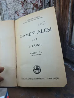 Oameni aleși vol. I - I. Simionescu