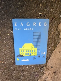 Zagreb - Planul orașului