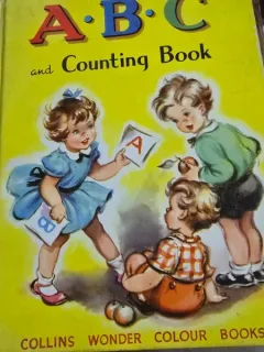 A.B.C and counting book - Collins Wonder Colour Books