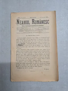 Neamul Românesc  nr. 97/17.08.1910 - foaia Partidului Nationalist Democrat