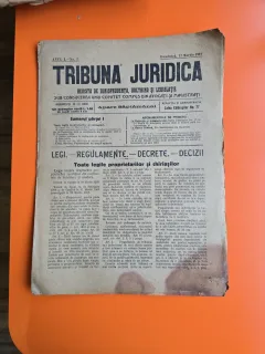 Tribuna Juridică nr. 3/17.03.1919 -