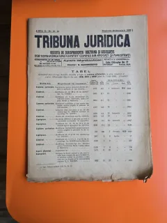 Tribuna Juridică nr. 30-31/10.10.1920 -