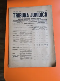 Tribuna Juridică nr. 32-33/24.10.1920 -
