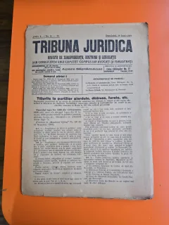 Tribuna Juridica nr. 15-16/29.06.1919 -