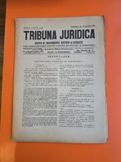 Tribuna Juridică nr. 32-33/26.10.1919 -