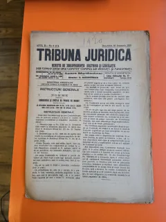 TRIBUNA JURIDICA nr. 3-4/25.01.1920 -