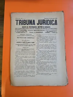 Tribuna Juridica nr. 5-7/15.02.1920 -