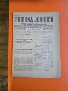 Tribuna juridica nr. 12-13/28.03.1920 -