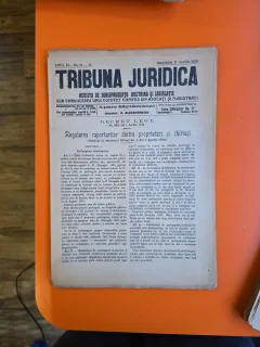 Tribuna Juridică nr. 14-15/11.04.1920