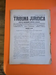 Tribuna Juridica nr. 30-31/12.10.1919 -
