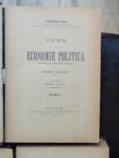 CURS DE ECONOMIE POLITICA 2 VOL - CHARLES GIDE