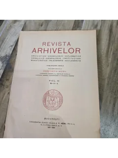 Revista Arhivelor vol. 2 nr. 4-5 - Constantin Moisil