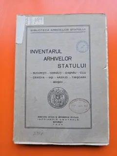 Inventarul Arhivelor Statului - Biblioteca arhivelor statului
