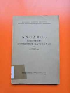 Anuarul Ministerului Economiei Naționale - Ministerul Economiei Naționale