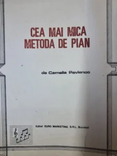 Cea mai mica metoda de pian - Camelia Pavlenco (cu dedicatie de la autoare)