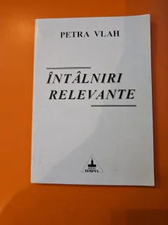 Întâlniri relevante - Petra Vlah