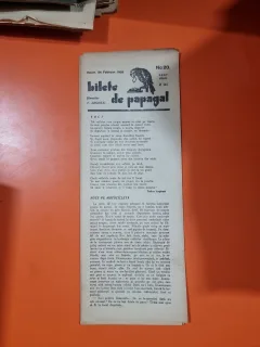 Bilete de papagal - no 20 / 24 februarie 1928