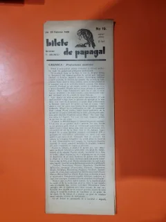 Bilete de papagal - no 19 / 23 februarie 1928
