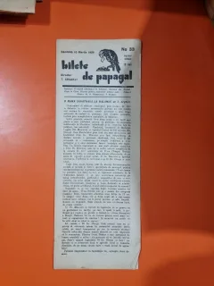 Bilete de papagal - no 33 / 10 martie 1928