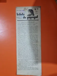 Bilete de papagal - no 35 / 12 martie 1928