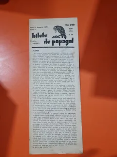 Bilete de papagal - no 290 / 14 ianuarie 1929