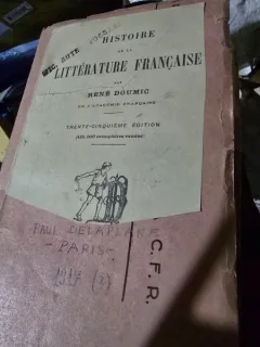 Rene Doumic - Histoire de la Litterature Francaise
