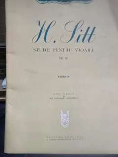 H. Sitt, Studii pentru vioara, OP 32, caietul II, partituri