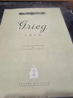 Partitura Poem - Grieg