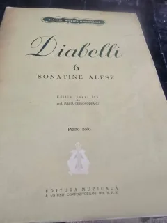 Partitura 6 sonate alese - Diabelli