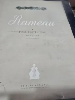 Partitura. 3 piese pentru pian - Rameau