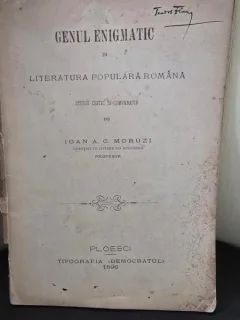 Genul enigmatic in literatura populara romana - Ioan A.C. Moruzi