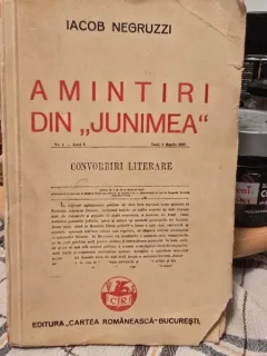 Amintiri din Junimea nr.1/1867