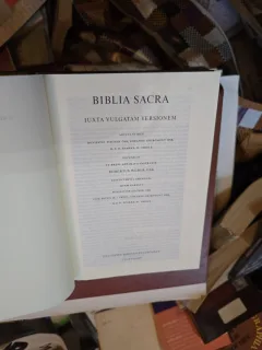 BIBLIA SACRA VULGATA EDITIO QUINTA, DEUTSCHE BIBELGESELLSCHAFT STUTTGART
