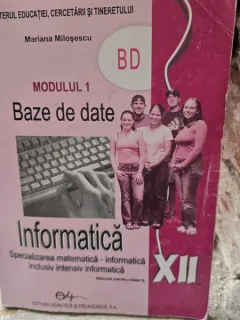 Informatica clasa a XII-a, Modulul 1 Baze de date - Mariana Milosescu
