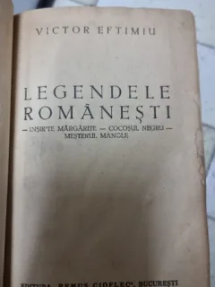 Vctor Eftimiu - Legendele Romanesti