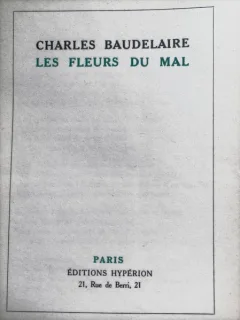 Les fleurs du mal - Charles Baudelaire