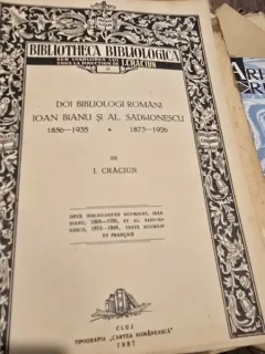 Doi biologi romani Ion Bianu si Al. Sadi Ionescu - I. Craciun