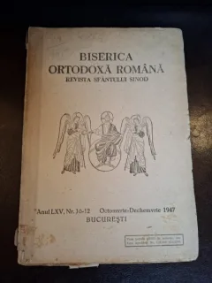 Biserica Ortodoxa Romana, revista Sfantului Sinod nr.10-12/1947