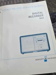 Digital Recorder 562A, manual de utilizare si service