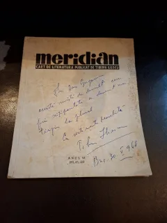 Revista Meridian Anul VI 20,21,22 (Cu dedicatie pentru Dan Grigorescu) - Tiberiu Iliescu