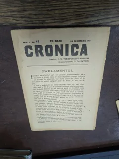 CRONICA nr.45/1915 - I. N. Theodorescu-Arghezi